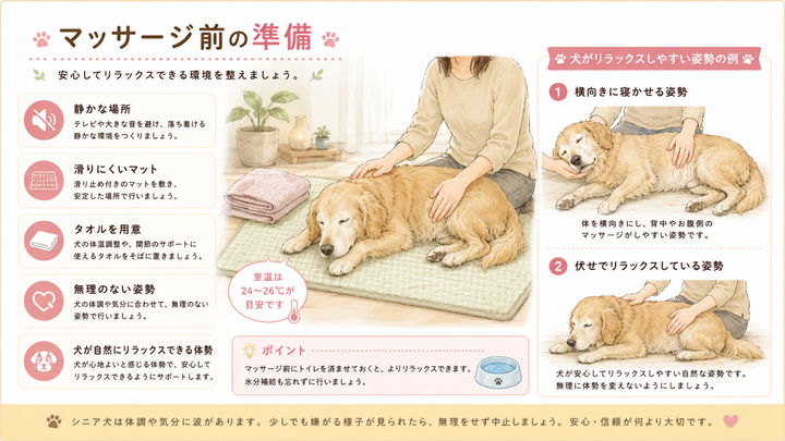 準備：安全チェックと体勢