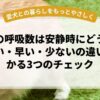 老犬の呼吸数は安静時にどう見る？多い・早い・少ないの違いがわかる3つのチェック