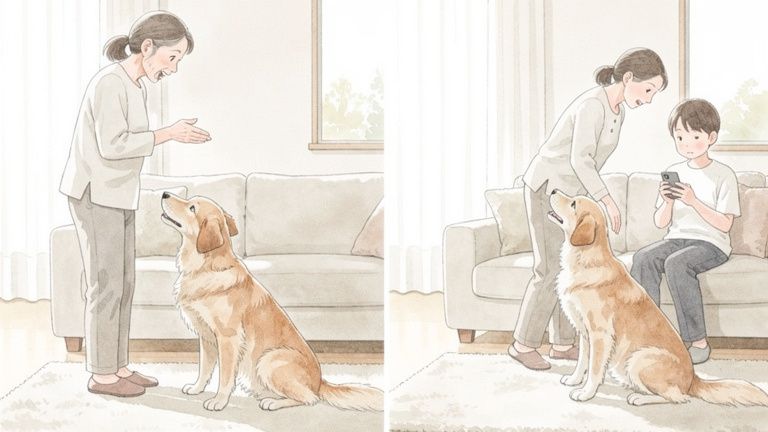 家庭でできる老犬の聴力チェック