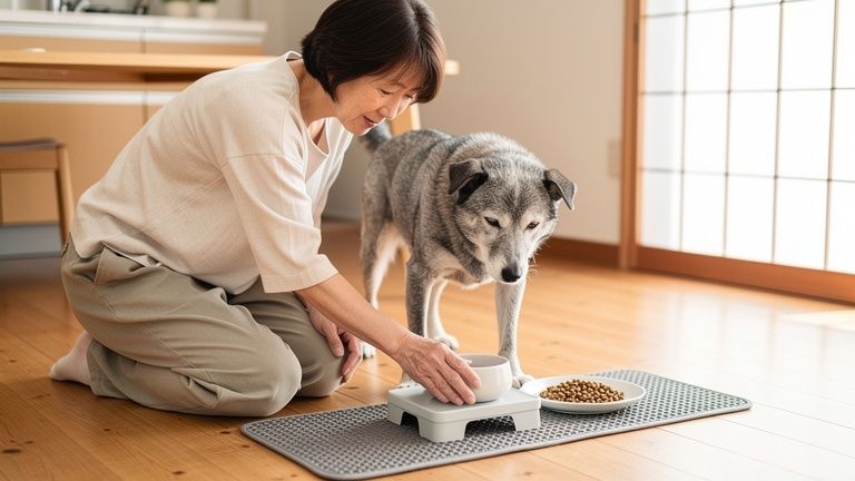 むせや吐き戻しがあるときは食事環境を先に整える